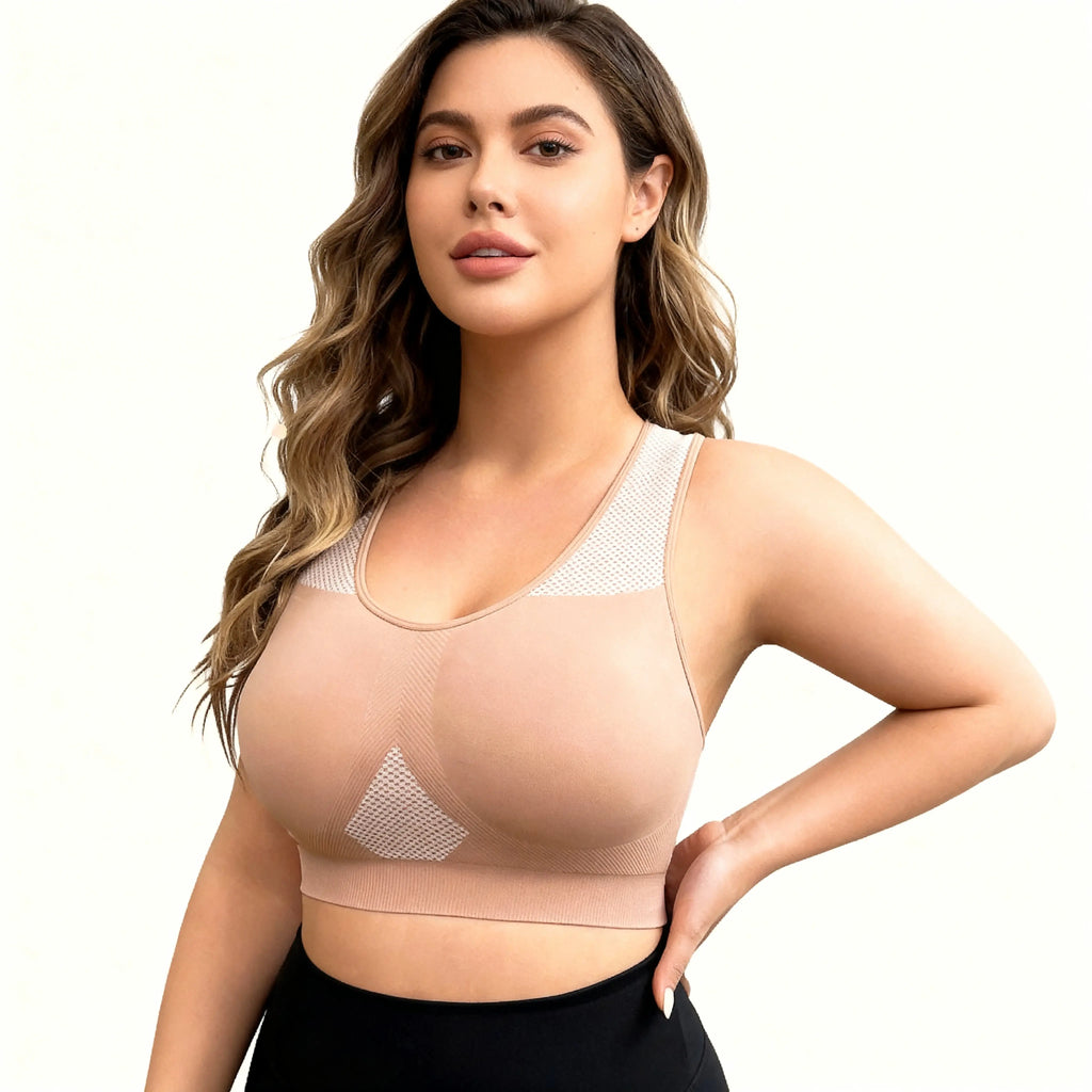 Naya – Soutien-gorge de sport sans couture – Push Up & Maintien renforcé Belle Amplitude