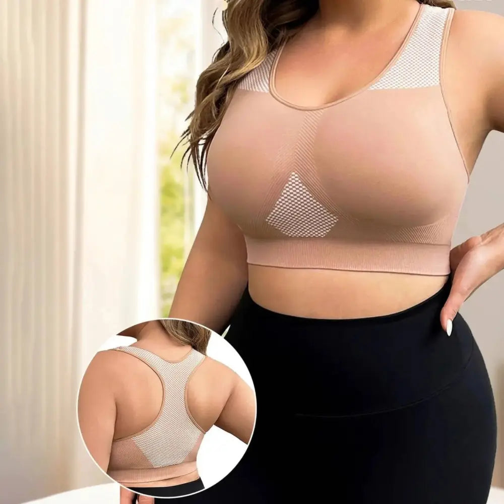 Naya – Soutien-gorge de sport sans couture – Push Up & Maintien renforcé Belle Amplitude