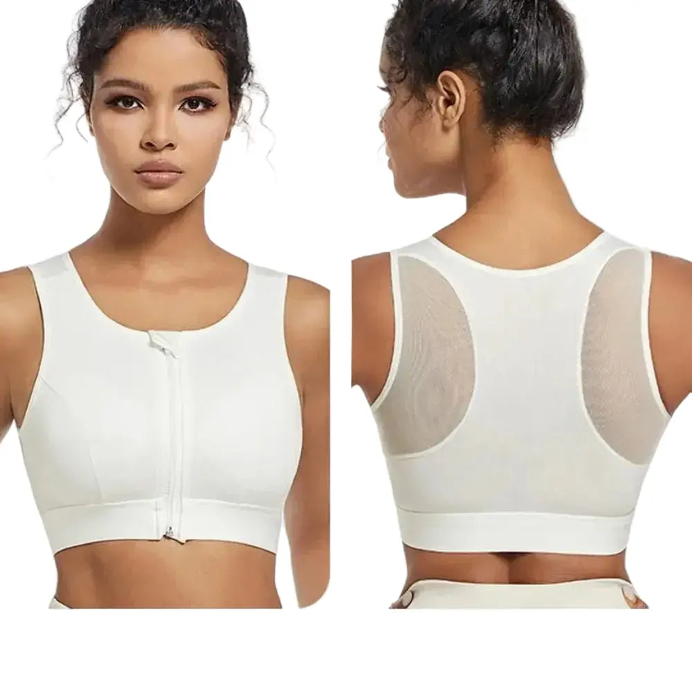 Lyra – Soutien-gorge de sport – maintien maximum & fermeture zippée frontale Belle Amplitude