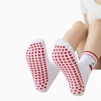 Chaussettes de sport antidérapantes avec motifs divers Belle Amplitude