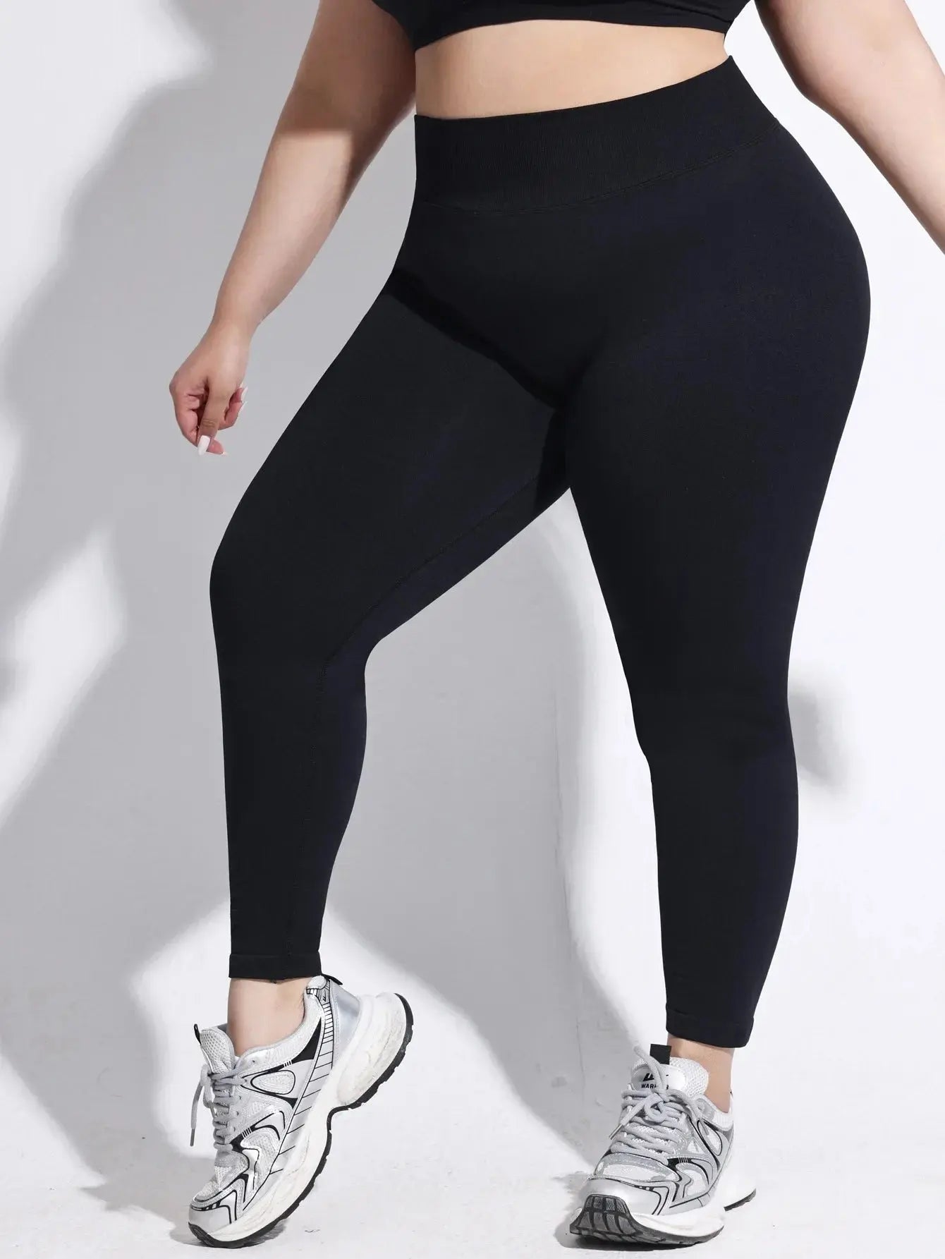 Legging sport pour femmes généreuses taille haute sculptant Belle Amplitude