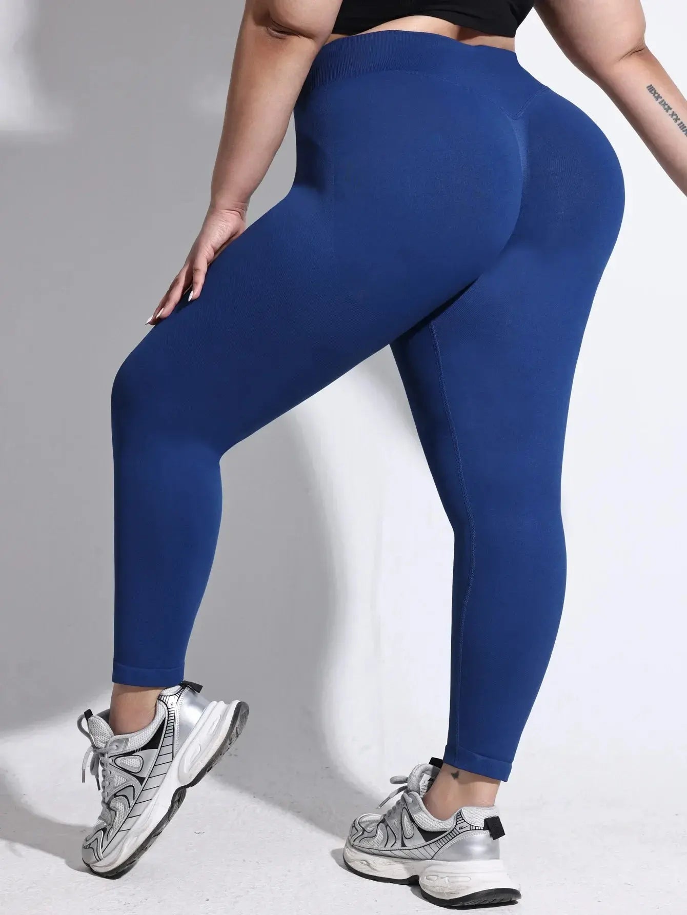 Legging sport pour femmes généreuses taille haute sculptant Belle Amplitude