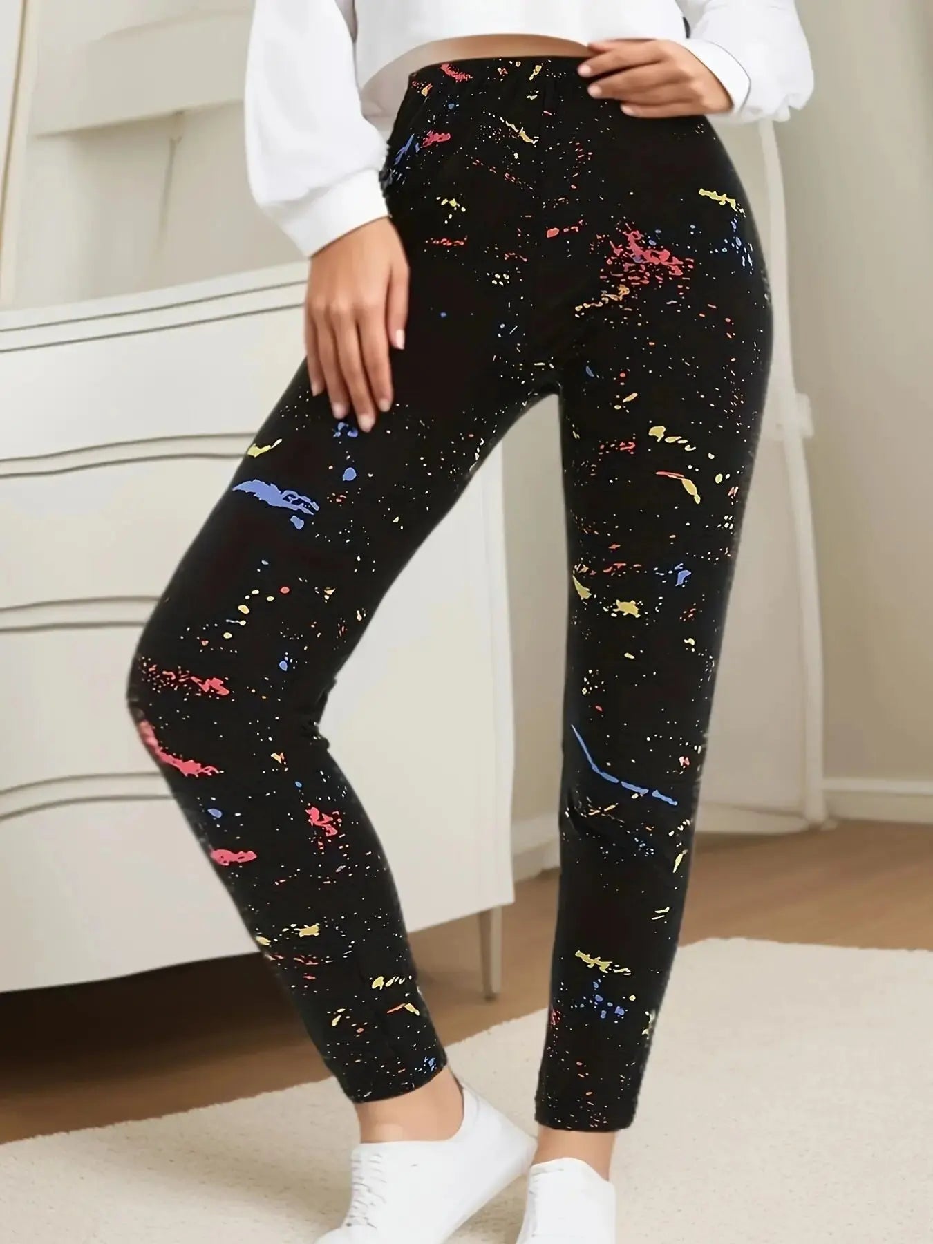 Legging femme, taille haute stretch Belle Amplitude