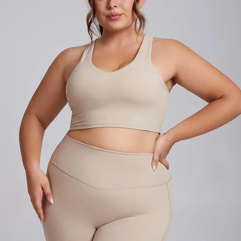Ensemble sport – Legging taille haute sculptant + Brassière (vendus séparément) Belle Amplitude