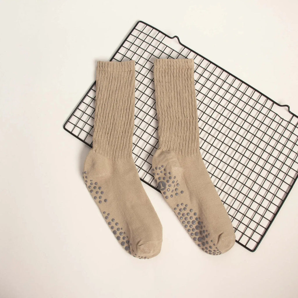 Chaussettes antidérapantes semelle en silicone Belle Amplitude
