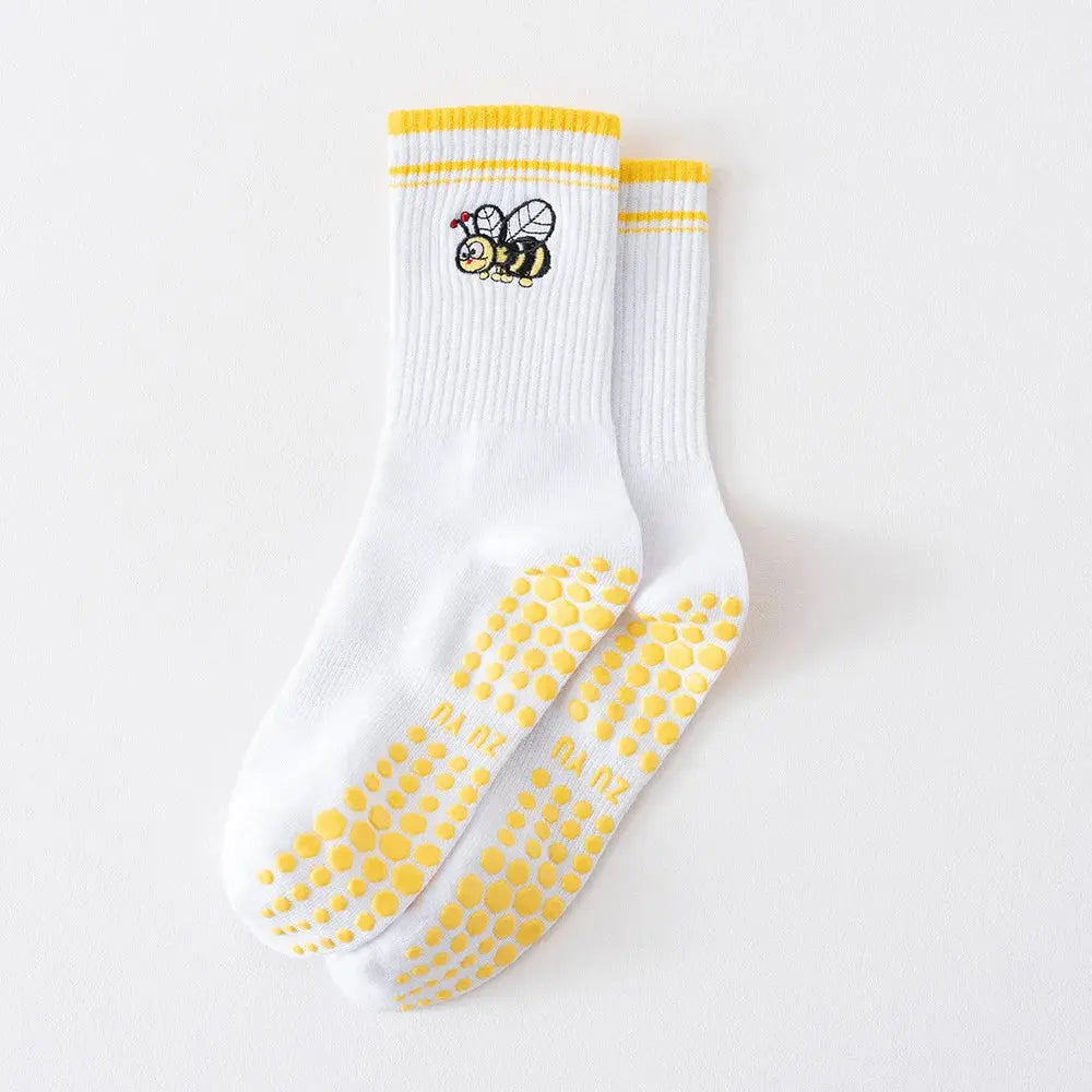 Chaussettes de sport antidérapantes avec motifs divers Belle Amplitude