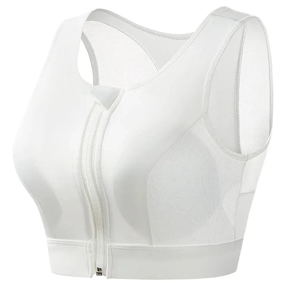Lyra – Soutien-gorge de sport – maintien maximum & fermeture zippée frontale Belle Amplitude