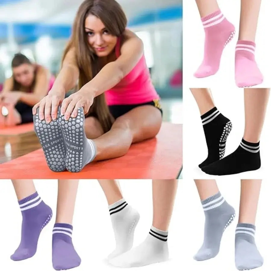Lot de 5 paires de chaussettes antidérapantes Belle Amplitude