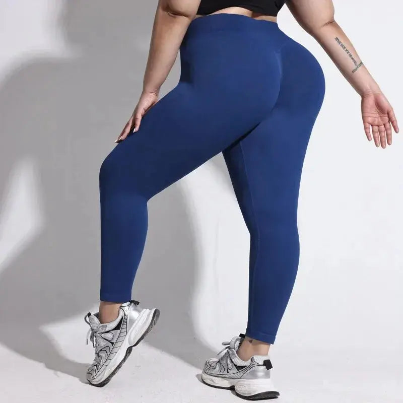 Legging sport pour femmes généreuses taille haute sculptant Belle Amplitude