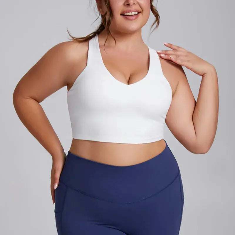 Ensemble sport – Legging taille haute sculptant + Brassière (vendus séparément) Belle Amplitude
