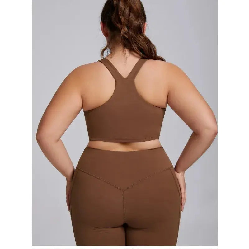 Ensemble sport – Legging taille haute sculptant + Brassière (vendus séparément) Belle Amplitude
