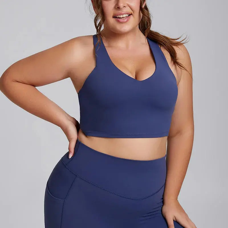 Ensemble sport – Legging taille haute sculptant + Brassière (vendus séparément) Belle Amplitude