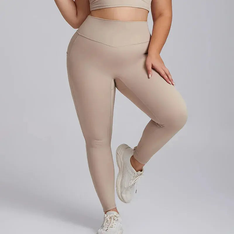 Ensemble sport – Legging taille haute sculptant + Brassière (vendus séparément) Belle Amplitude