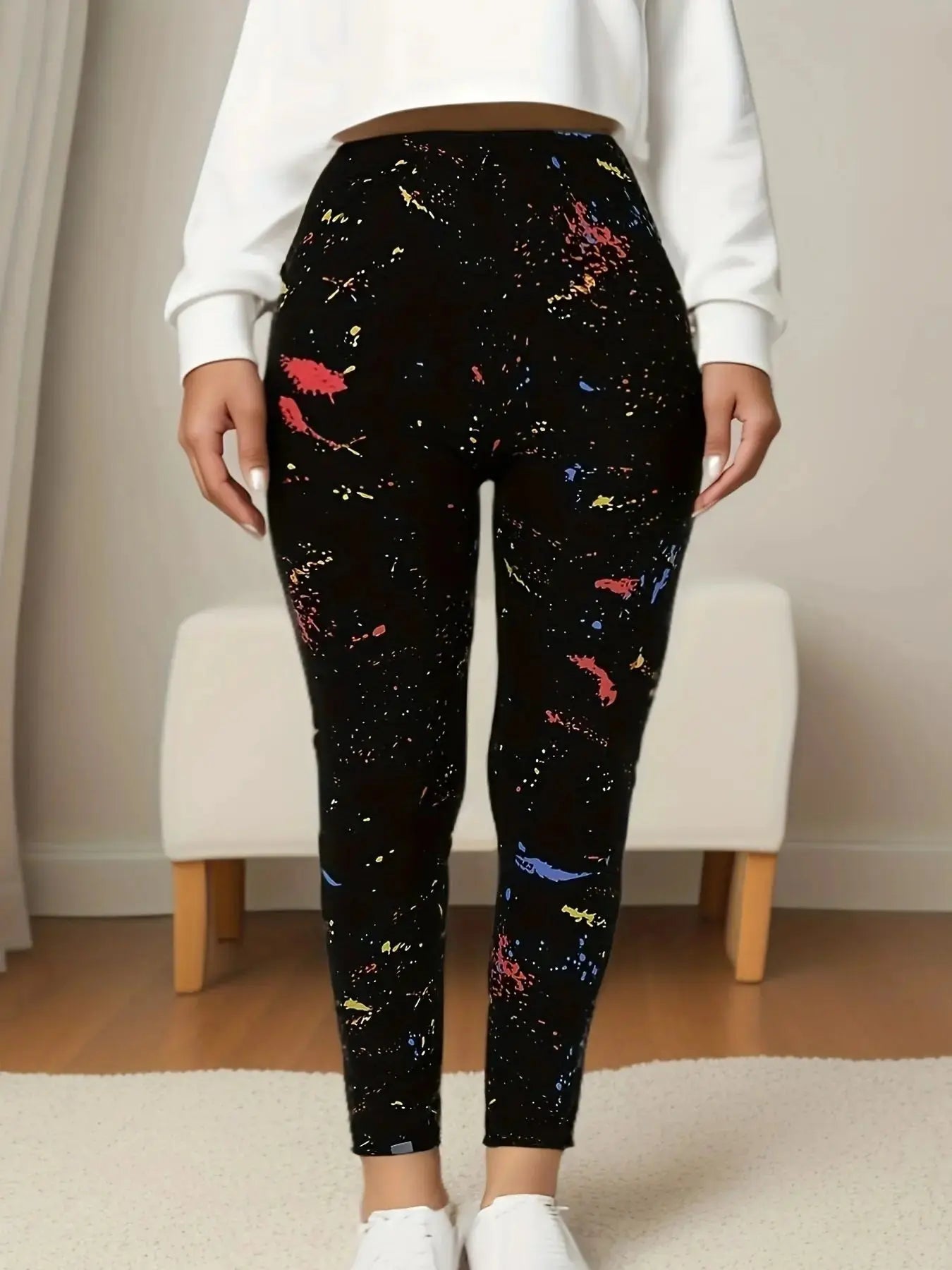 Legging femme, taille haute stretch Belle Amplitude