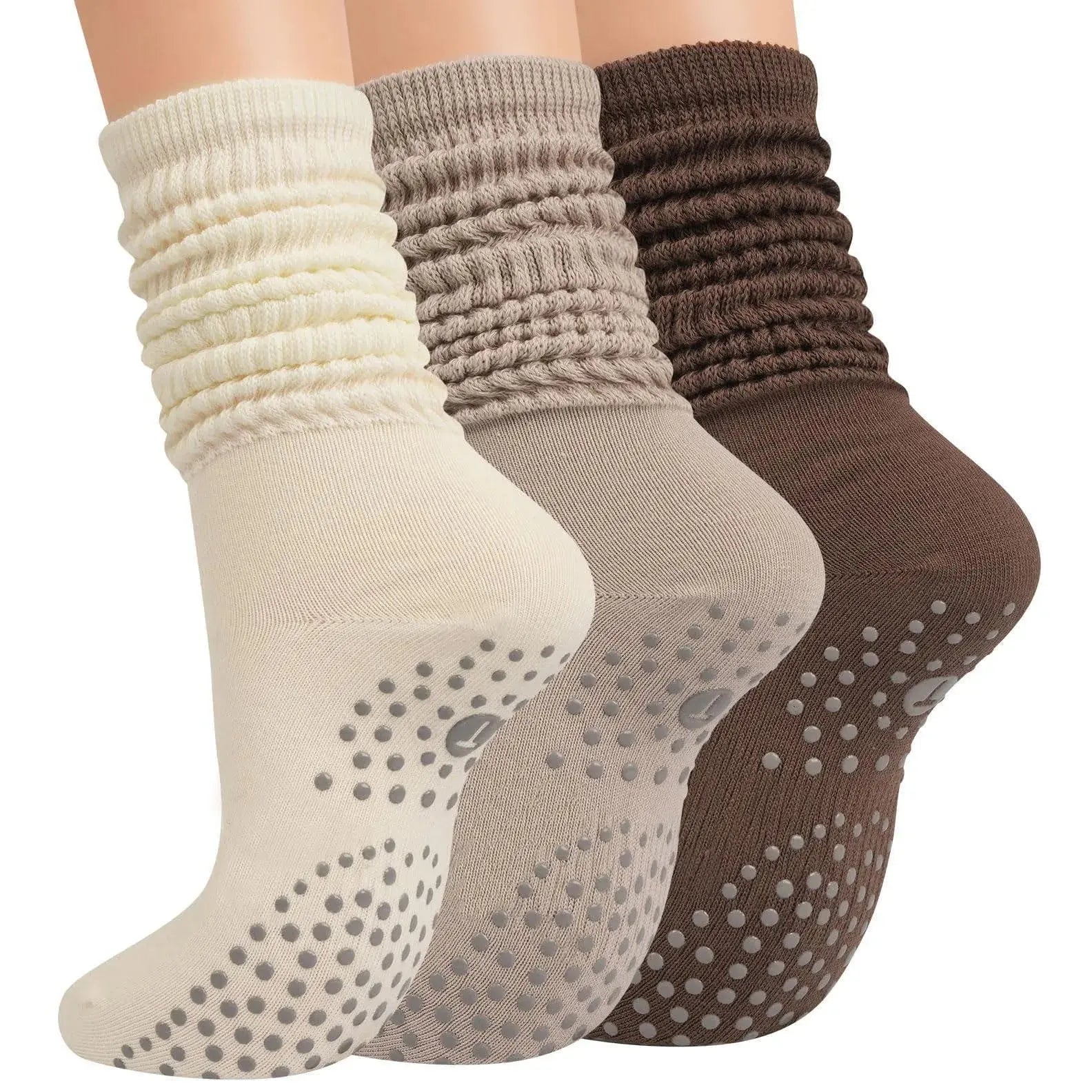 Chaussettes antidérapantes semelle en silicone Belle Amplitude