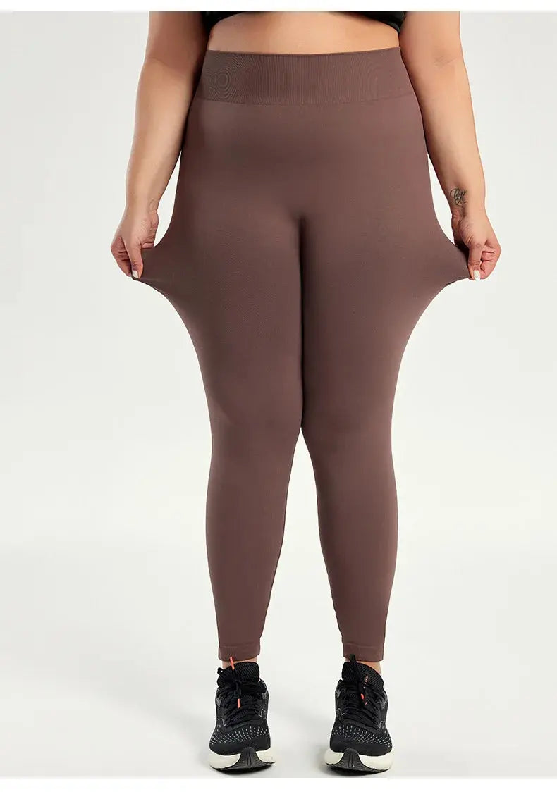 Pantalon de sport taille plus – Legging haute élasticité Belle Amplitude